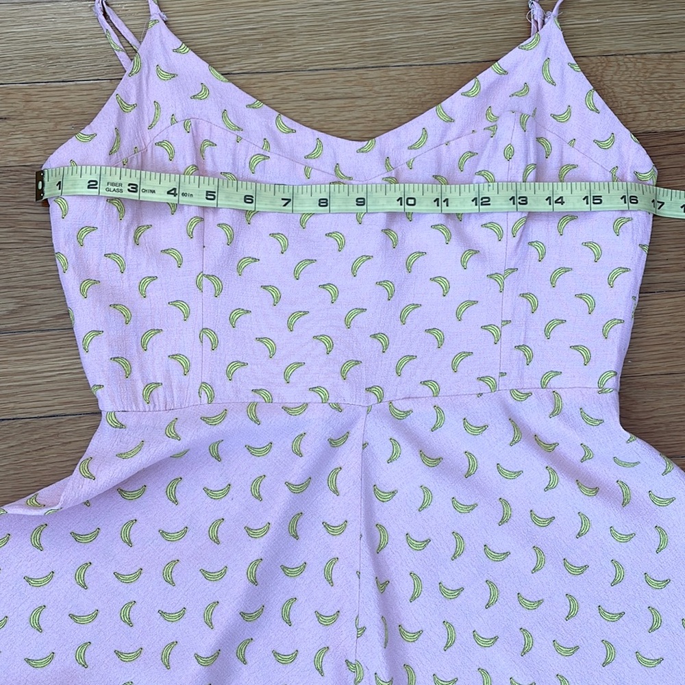 Zara Gone Bananas Pink Spaghetti Strap Romper Blogger Favorite Size Medium - Picture 10 of 14